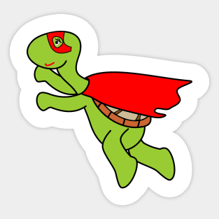 turtle superhero Sticker